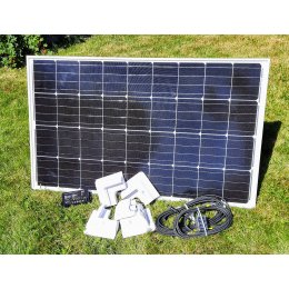 Solpaket 100W för båt/husbil