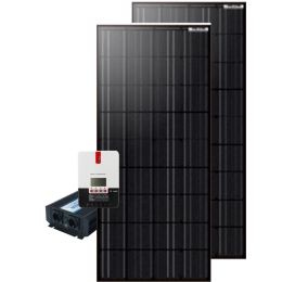 Solpanelspaket för stuga - 230V 1000W