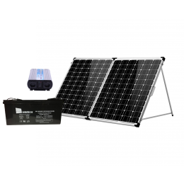 Solpaket nödel - Medium - 230V 600W 100Ah