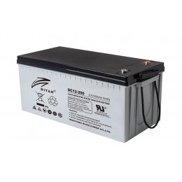 Ritar 12V 200Ah 1800Wh AGM-batteri Deep cycle