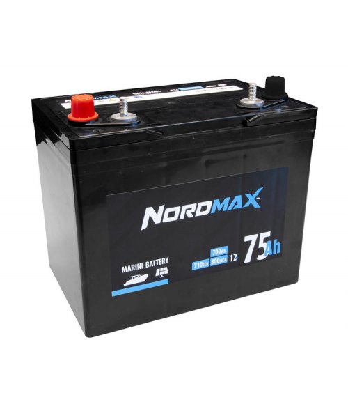 Nordmax AGM Marin 12V 80Ah, dubbla poler