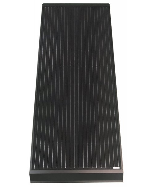 Solpanel 180W med spoilerfäste